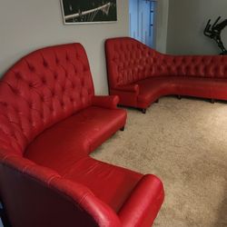100% Genuine Leather Couch set