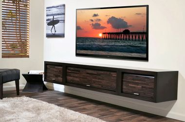 Floating TV stand