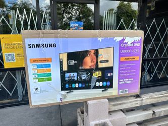 43" Samsung 4K LED HDR Smart UN43U8000FFXZA   Product details Upgrade your home theater with this stylish 4K TV featuring vibrant colors, rich contras