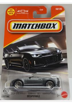 2026 Matchbox 2024 CHEVROLET CAMARO ZL1 Black 59/125