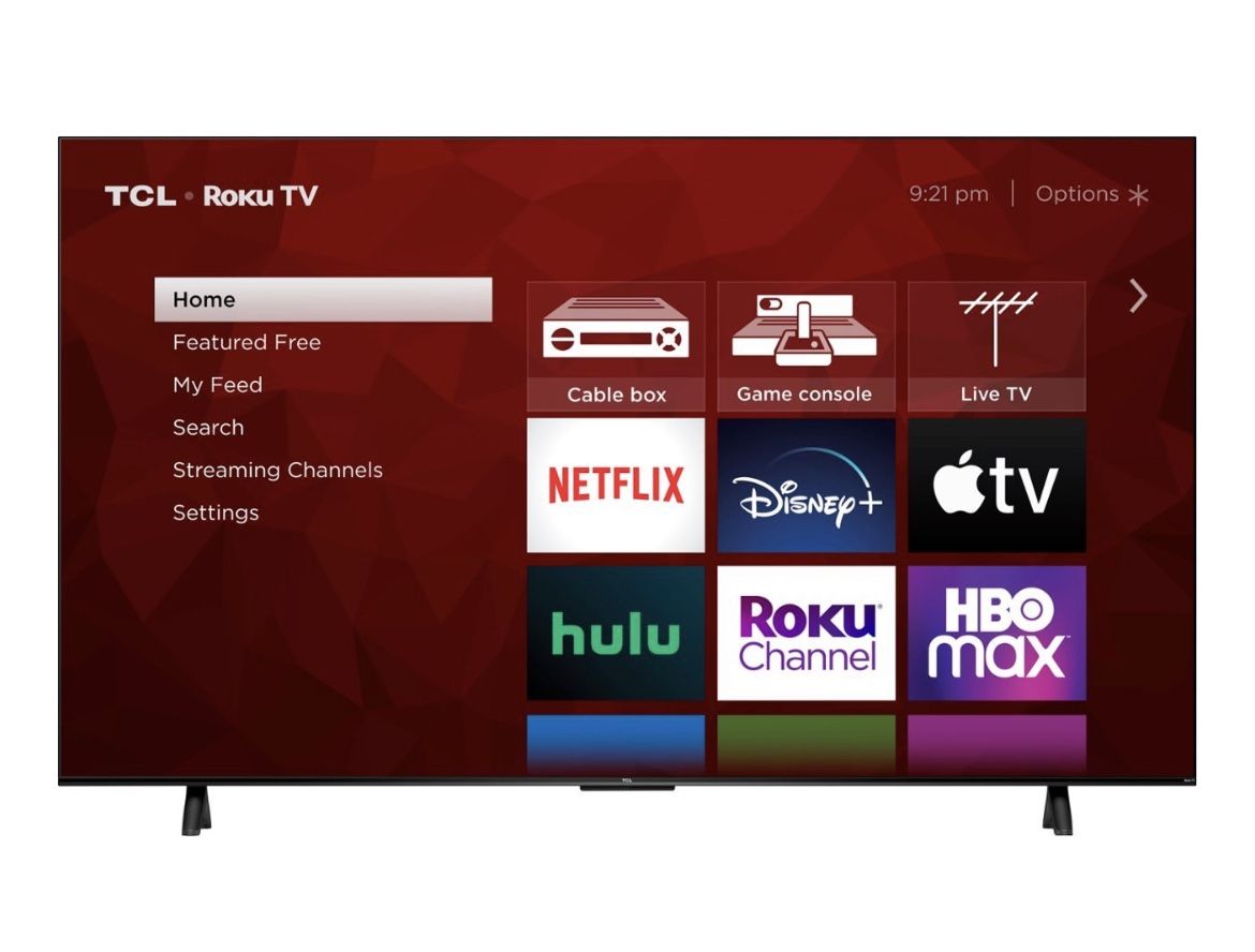 TCL- 75” Class 4 Series 4k UHD Smart Roku Tv