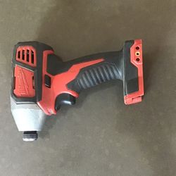 Milwaukee impact m18       1/4” Hex  Used 
