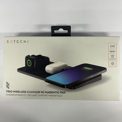 SATECHI Trio Wireless Charger W/Magnetic Pad
