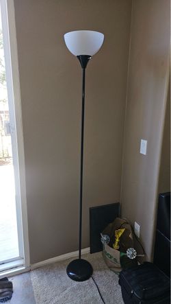 Lamp, black. 70” (5’10)