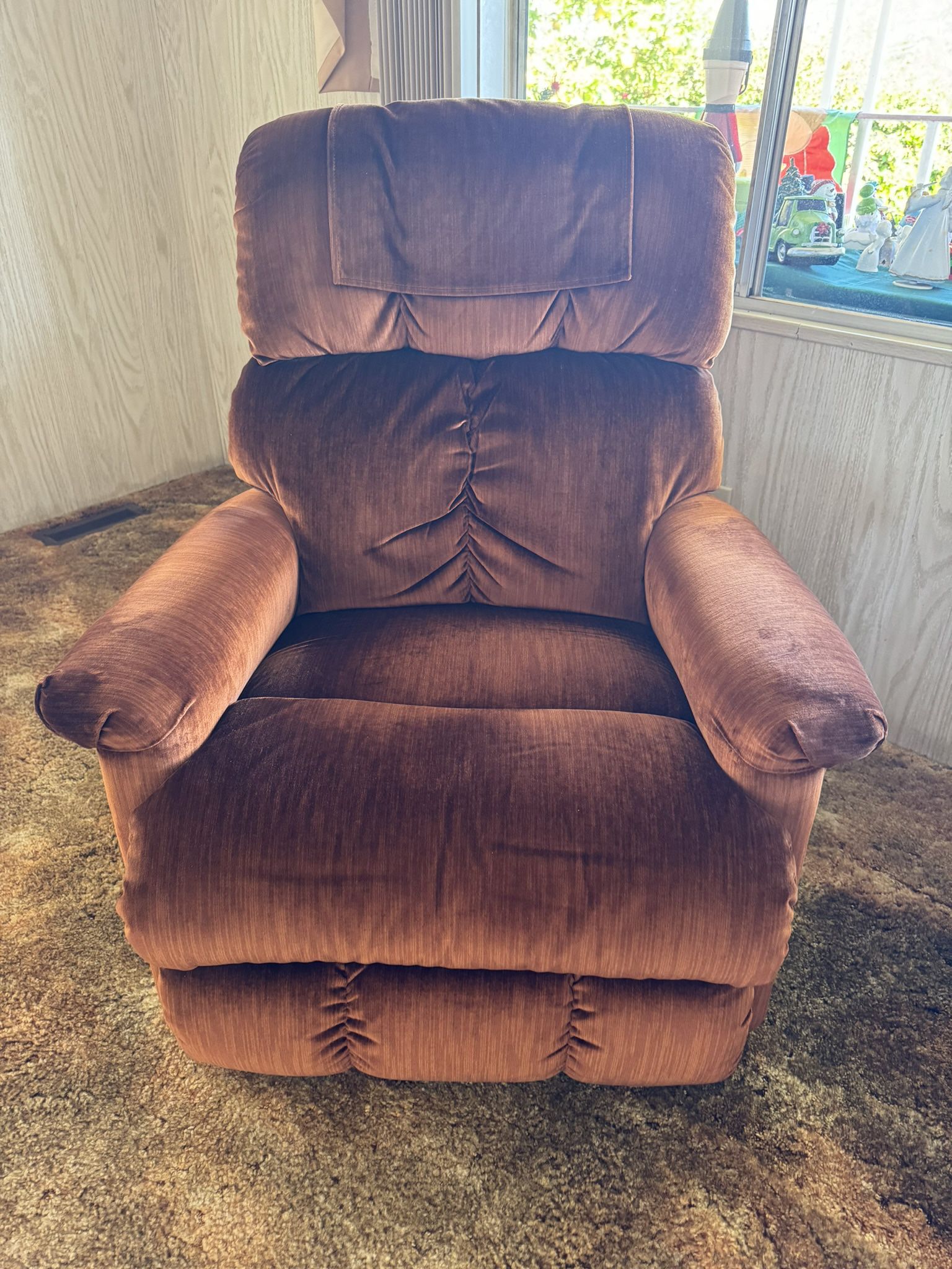 Vintage Rust Reclining Chair