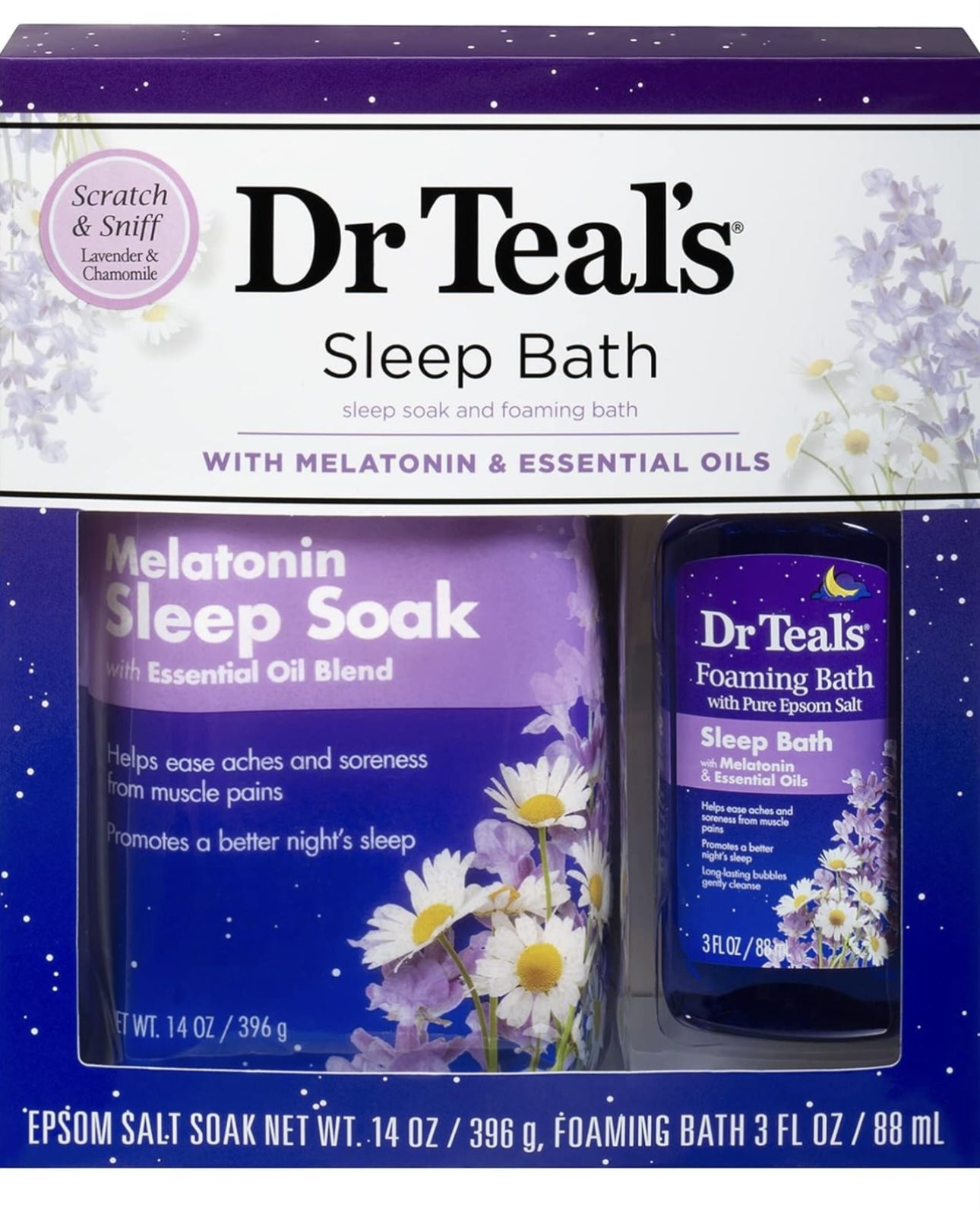 Dr. Teal’s Sleep Bath With Melatonin & Essential Oils