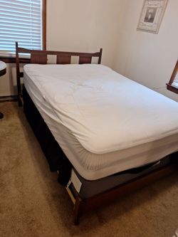Full Frame with Mattress with Box Spring-$130
