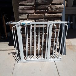 Metal Security Gate Fences Child Pet Dog Baby Pressure Mount 4 Different Available $20-$25 Each See All Photos 