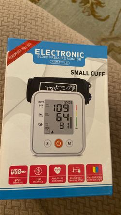 Electronic Blood Pressure Monitor Arm Style Small Cuff