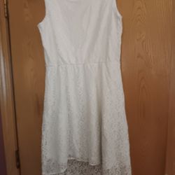 Girls Size 14, Childrens Place White Lace Dress 
