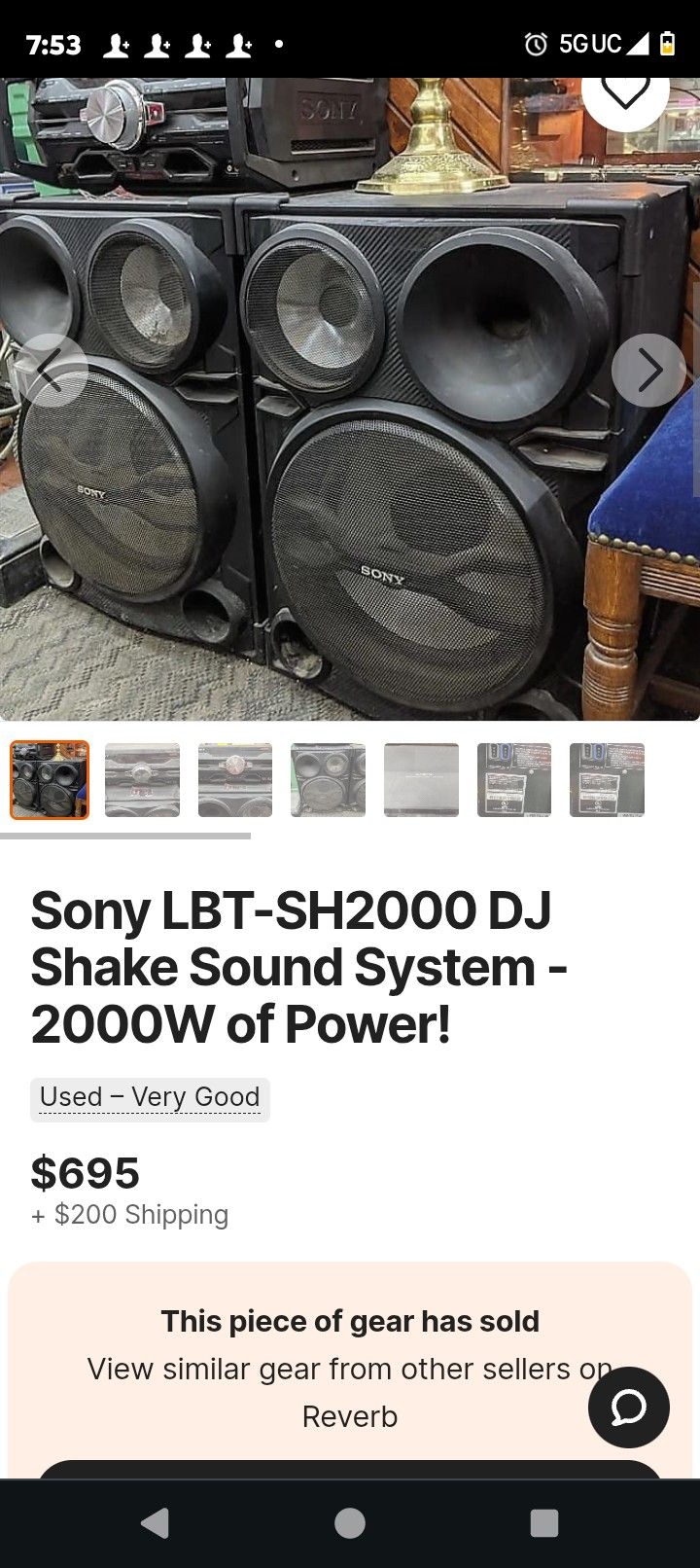 Sony 2000 Watts Home Stereo System