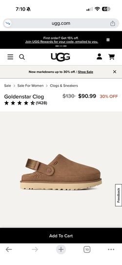 Ugg Goldenstar clog