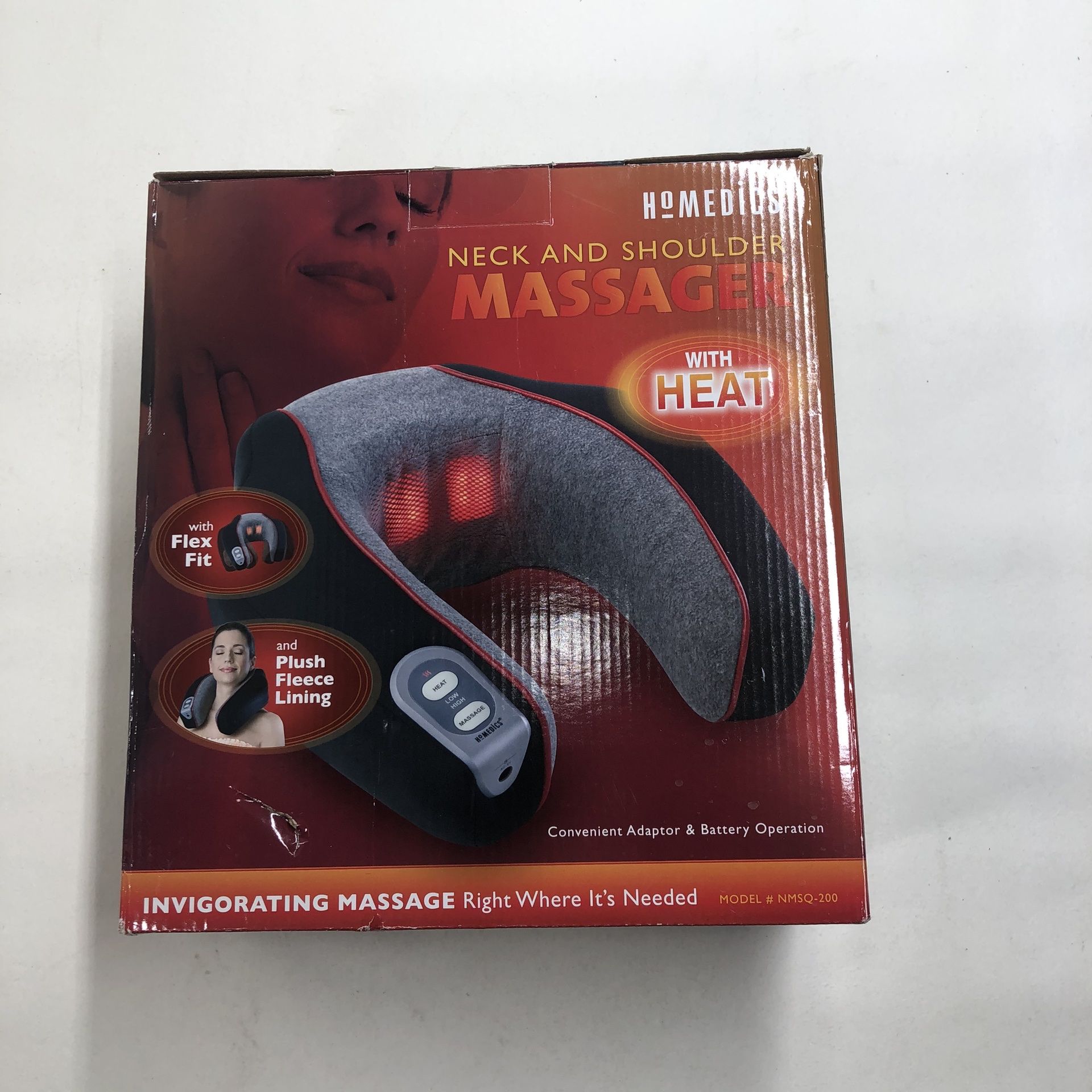 Neck And Shoulder Massager With Heat