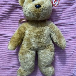 TY Beanie Buddy - CASHEW the Bear (15 inch) -  Stuffed Animal Toy