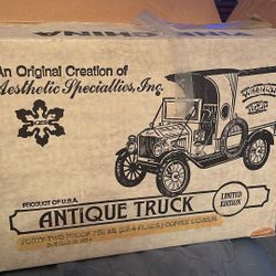 Michters Whiskey Ice Cream Truck Decanter.  Empty