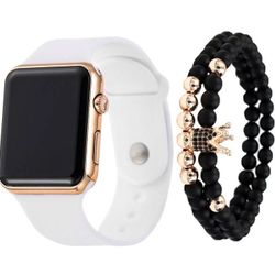 Digital Watch With Bracelets 