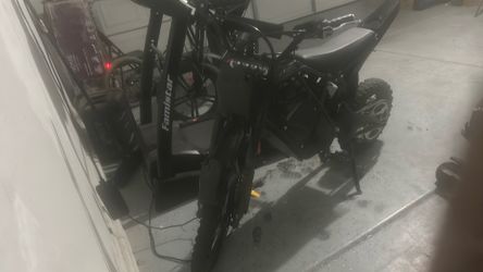 It’s a black E bike