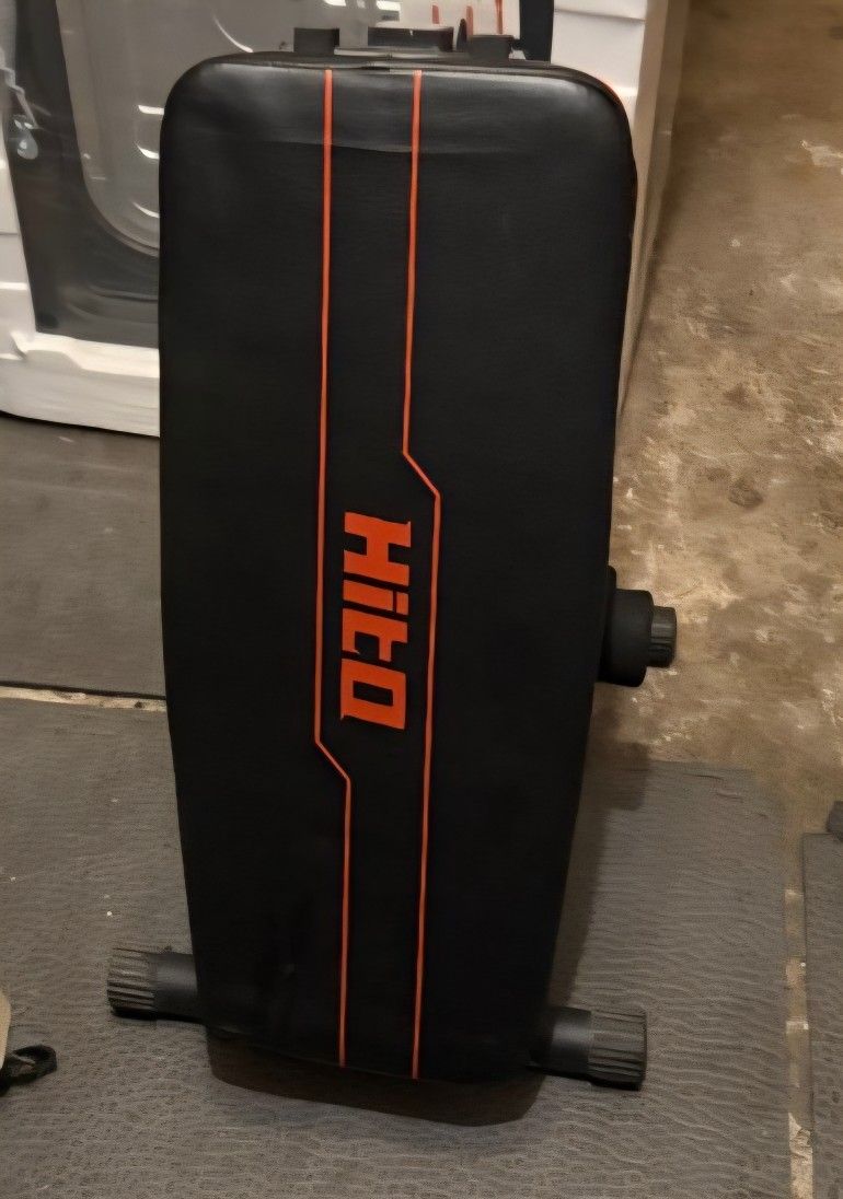 Adjustable bench.