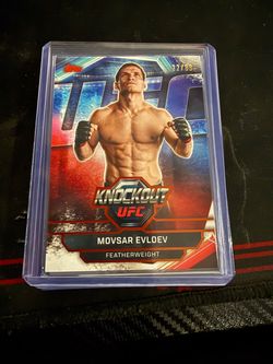Movsar evloev ufc cards Topps ufc knockout 22/88