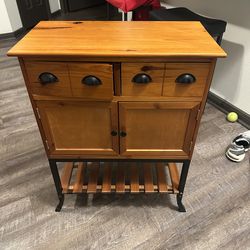 small wooden sideboard / buffet cabinet