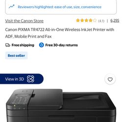 canonTR4722 printer