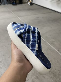 Toms womens slides Alpargata Mallow Crossover navy blue
