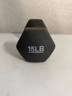 15 pound dumbbell