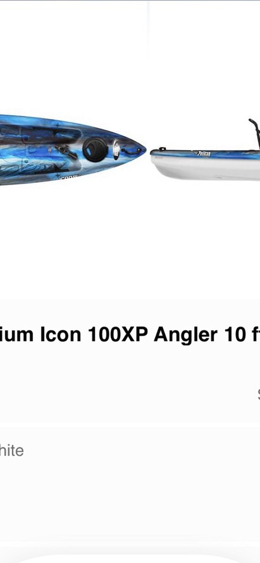 Photo Pelican Icon 100xp Angler fishing kayak