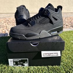 Nike Air Jordan 4 Retro Black Cat (2025) NEW/RECEIPT SIZE: 9  SOLD OUT EVERY WHERE! $340 FIRM ONLY!