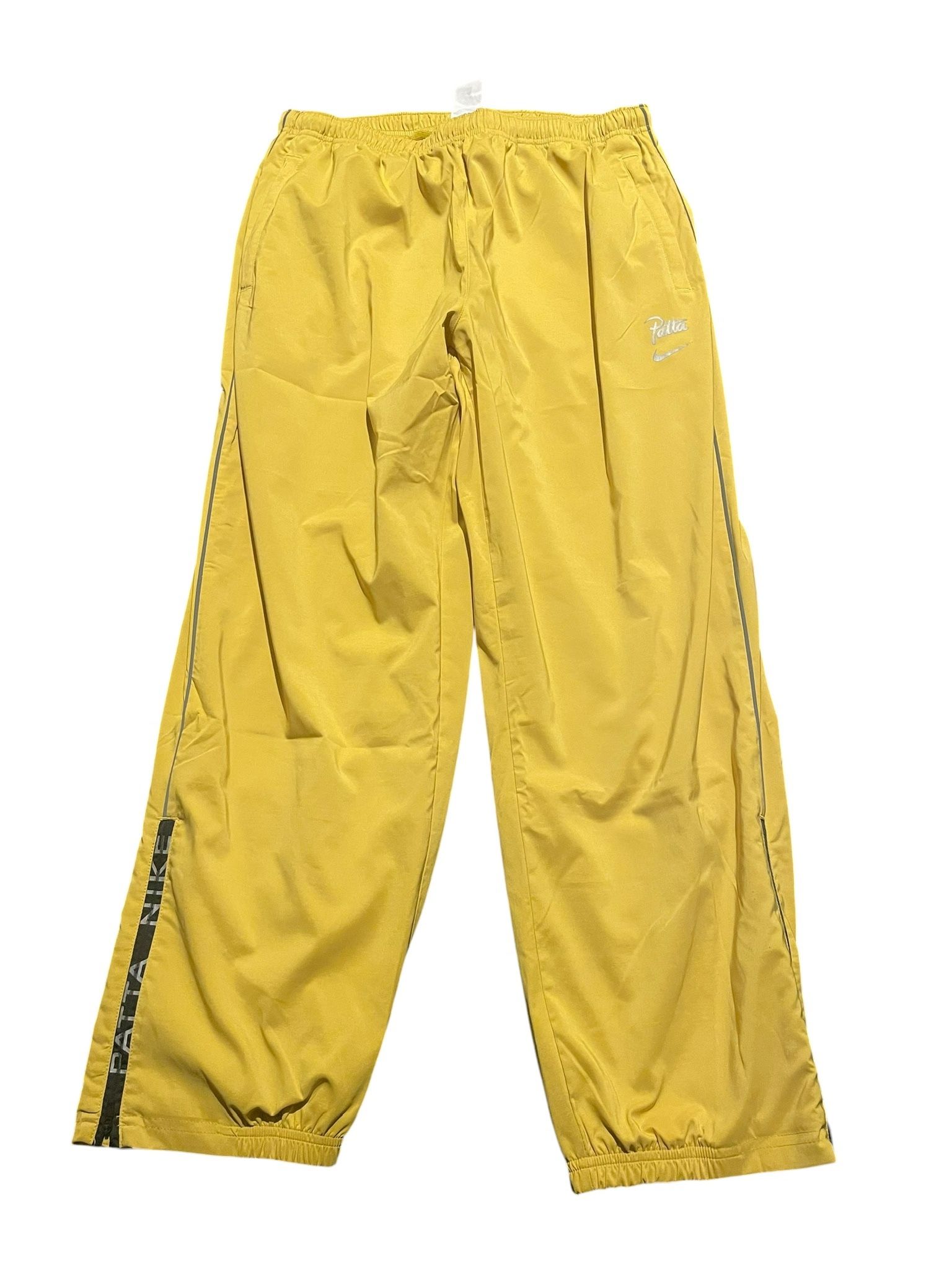 Nike Patta Mens L Yellow Track Pants