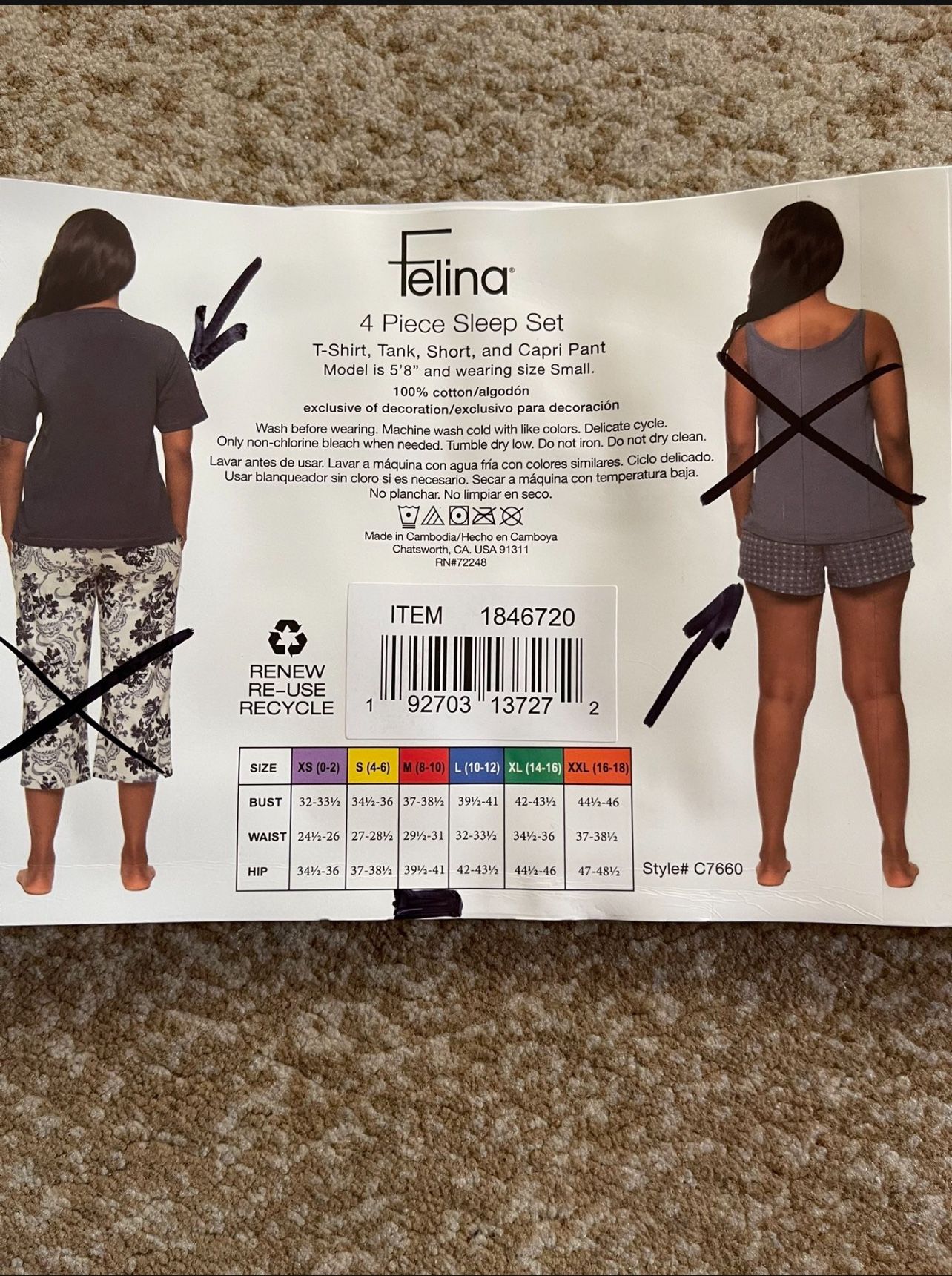 ❗️NEW❗️Sleep Set (T-shirt, Shirts) Size-M. See Pics.