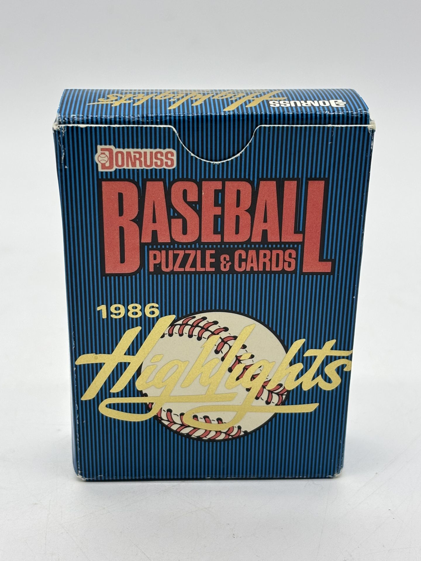 1986 Donruss Highlights Full 56 Card Set Hank Aaron Puzzle Card sealed set