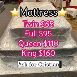 New Mattresses  Twin mattress Full mattress Queen mattress  King mattress  Colchones nuevos  Beds 