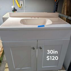 30in Bathroom Vanity With Top
