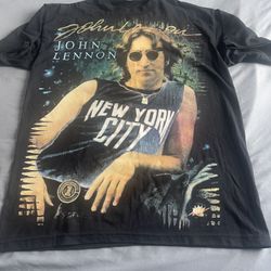 John Lennon Style NYC T-Shirt