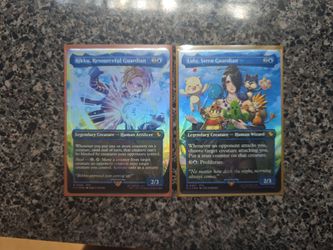 MTG Rikku & Lulu Final Fantasy Chocobo Track Foils