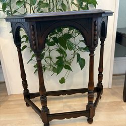 Gothic Style Wooden Console Table