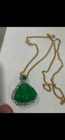 Moissanite Jade Buddha