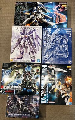 Gundam Gunpla Kits MG/HG
