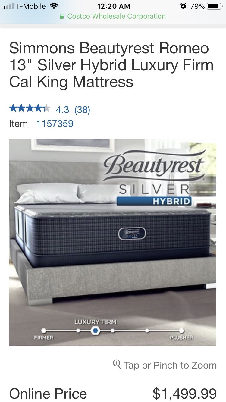 Beautyrest silver hybrid king deals