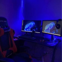 Full Gaming Setup for Sale – RTX 3070 PC + Dual Monitors + Accessories