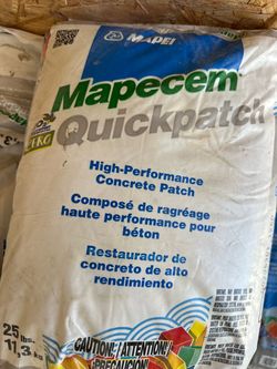 Mapei Mapecem Quickpatch Concrete Patch 25 lbs