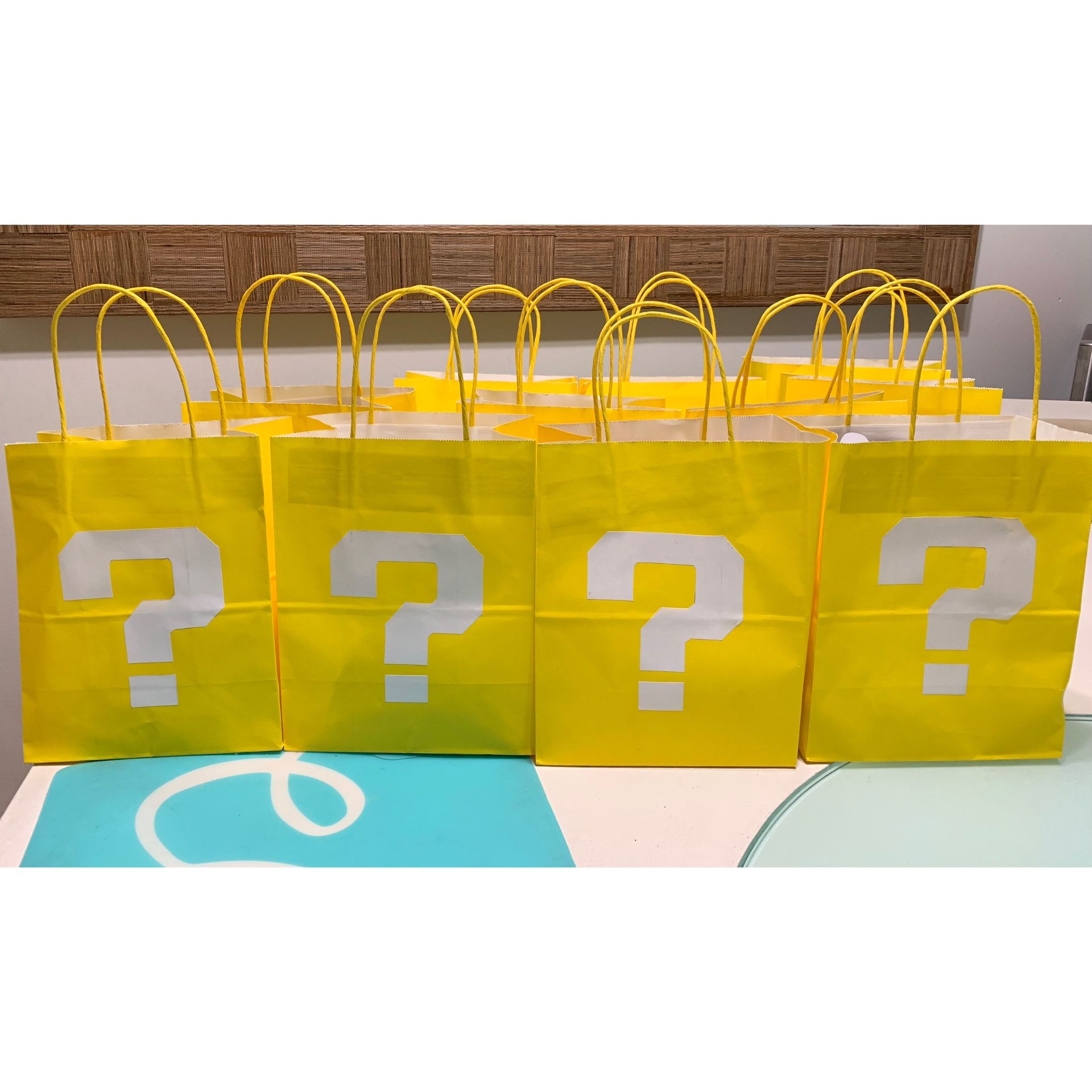Super Mario Party goodie bags (? Yellow)