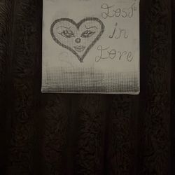 Lost In Love XXS canvass Drawing (Self Made)