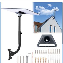 New-Starlink Gen 3 Mount, Upgraded Aluminum Alloy Starlink Gen 3 Mounting Kit, 360 Rotatable Roof /Wall Mount for V3 Starlink Standard Dish