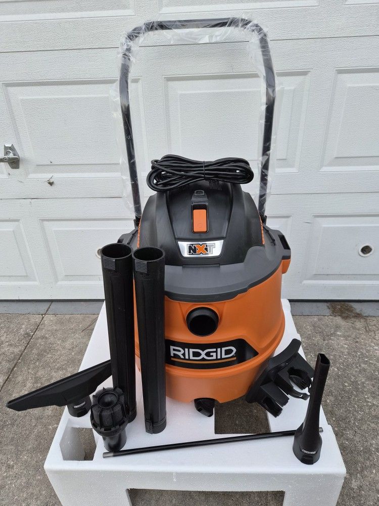 Ridgid NXT HD1800 16-Gallon Wet/Dry Shop Vac -BRAND NEW