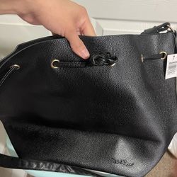 Black handbag
