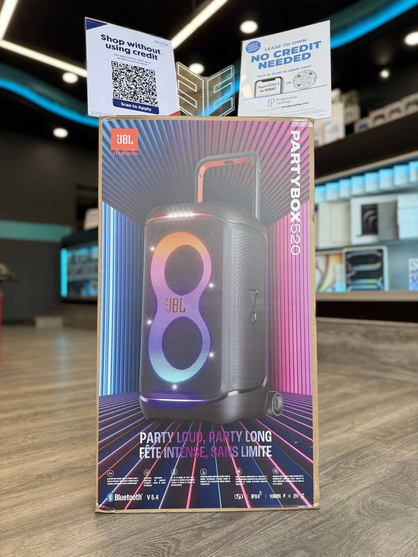 JBL PartyBox 520 ( Payment Plans Available / Planes De Pagos Disponibles )