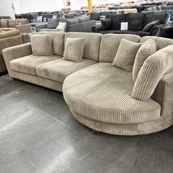 New Style Sofa Sectional Round Chase