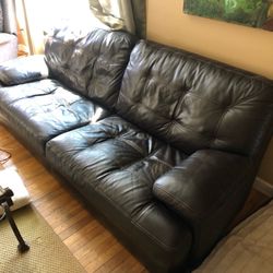 Leather Sofa - $50 Or Best Offer